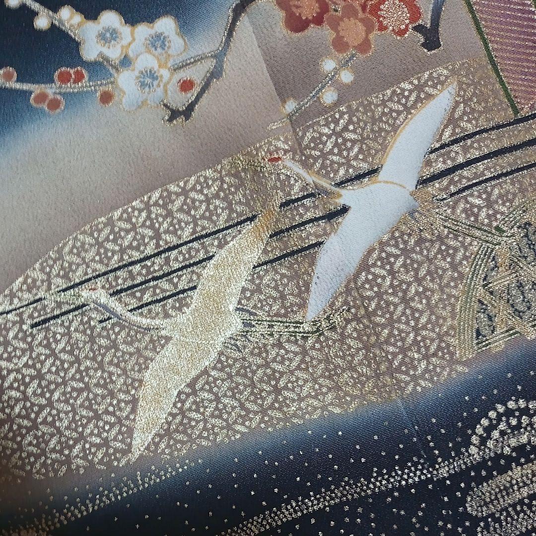 D02限定価格！☆USED美品☆ 結婚式 金彩 豪華 黒留袖6点セット - メルカリ