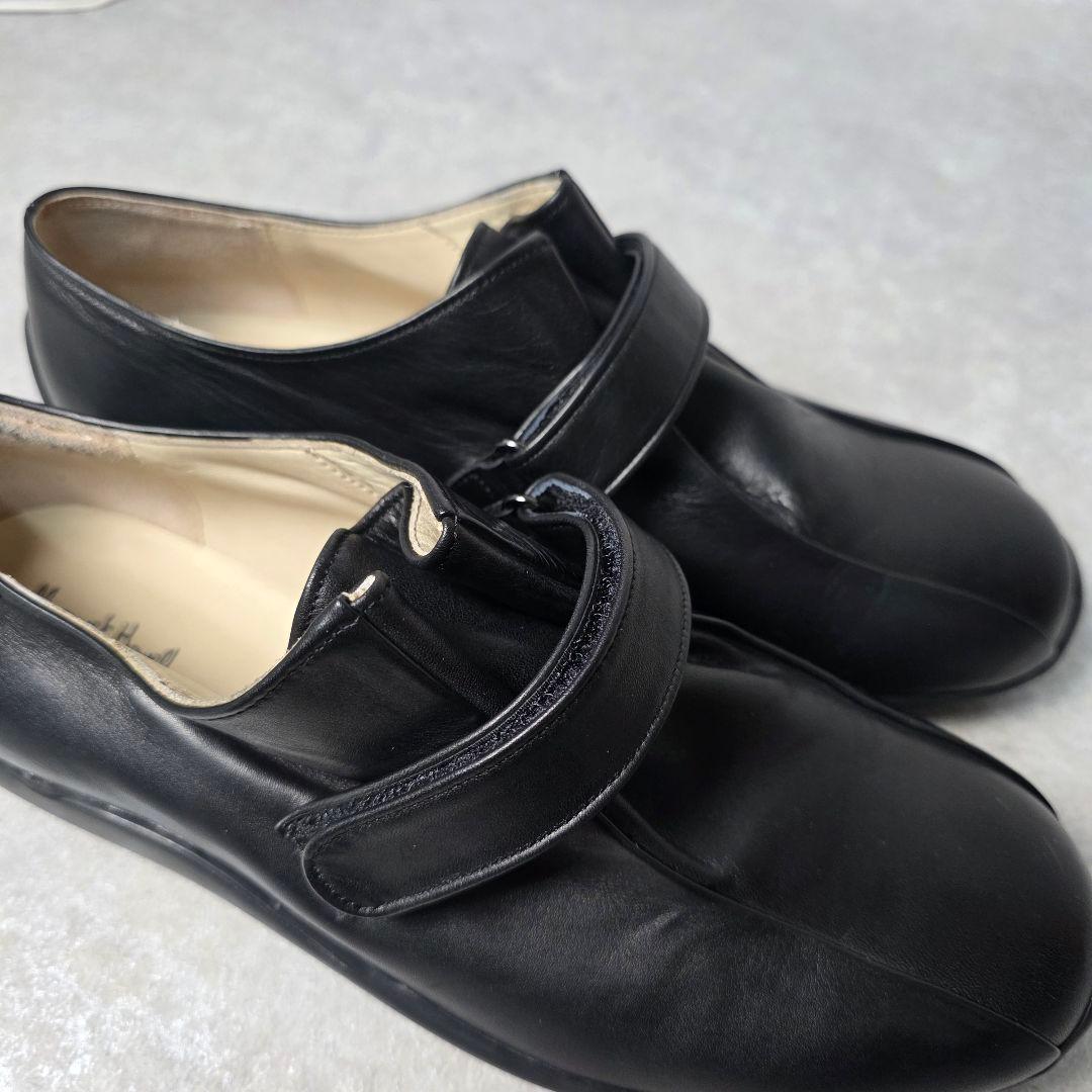 マーガレットハウエル レザー ローファー ベルト ブラック 24.5cm