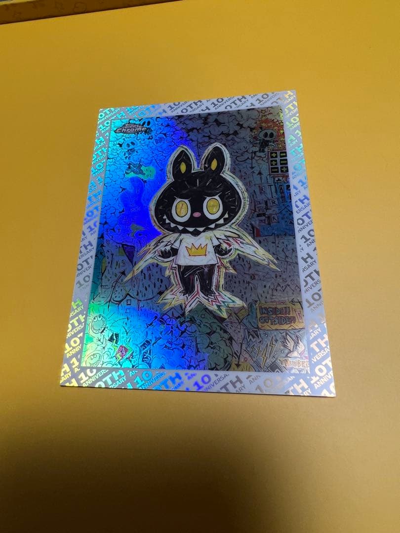 レア！ topps chrome labubu ラブブ リフラクター 10th - メルカリ