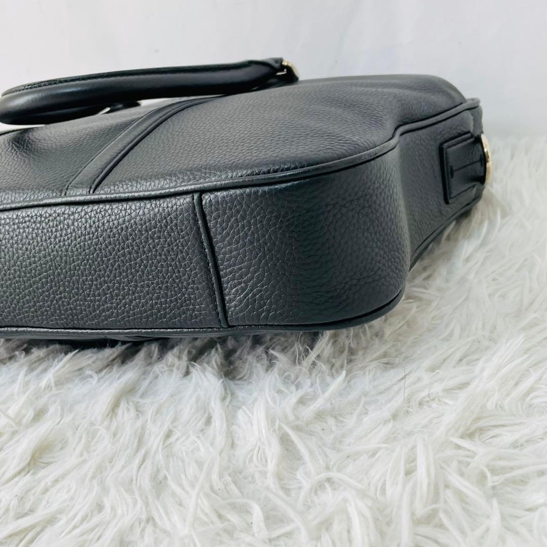 現行近】BALLY MALESO 2WAY ブリーフケース シボ革 ブラック