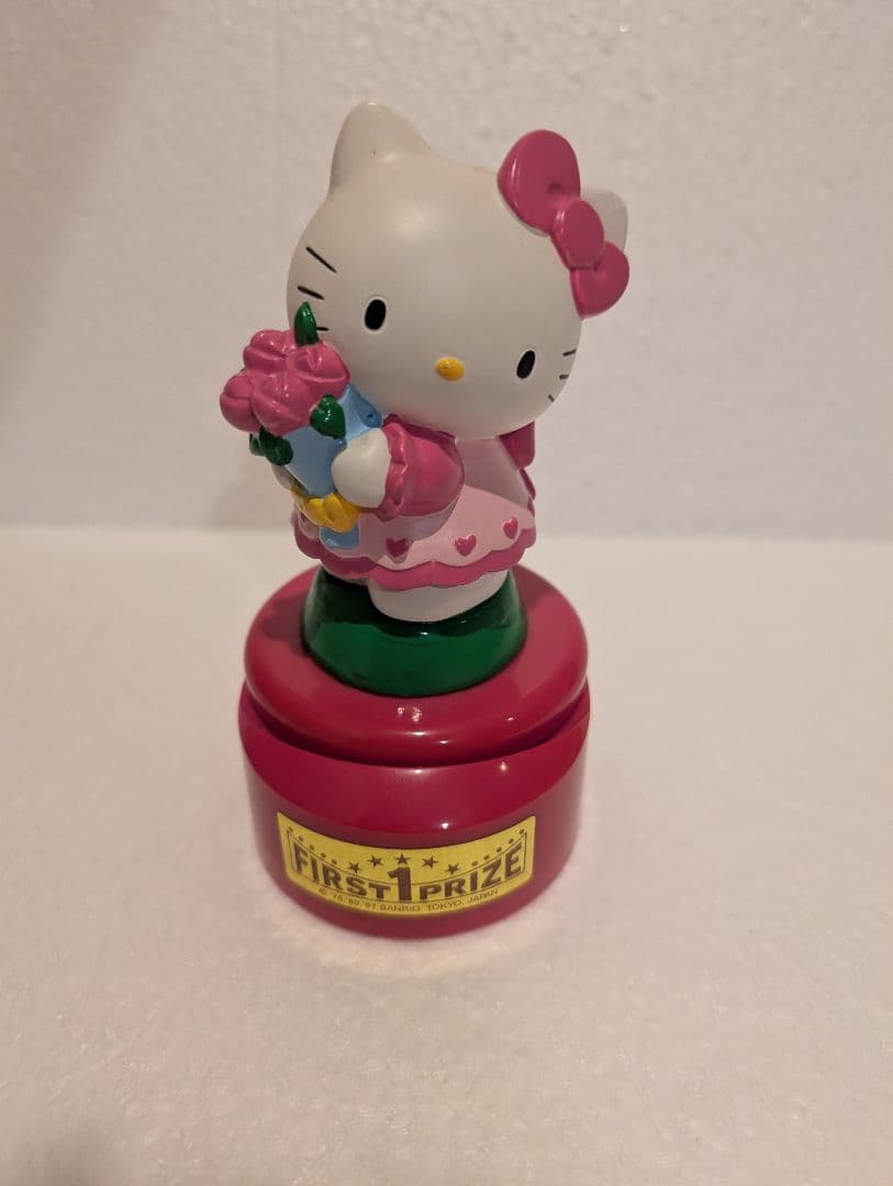 レトロ ハロ－キティ 陶器オルゴール 希少品