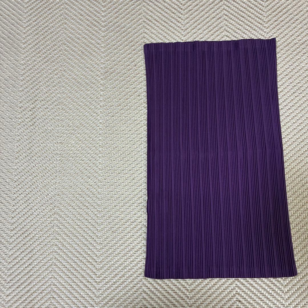 PLEATS PLEASE ISSEY MIYAKE ネックウォーマー 紫 - メルカリ