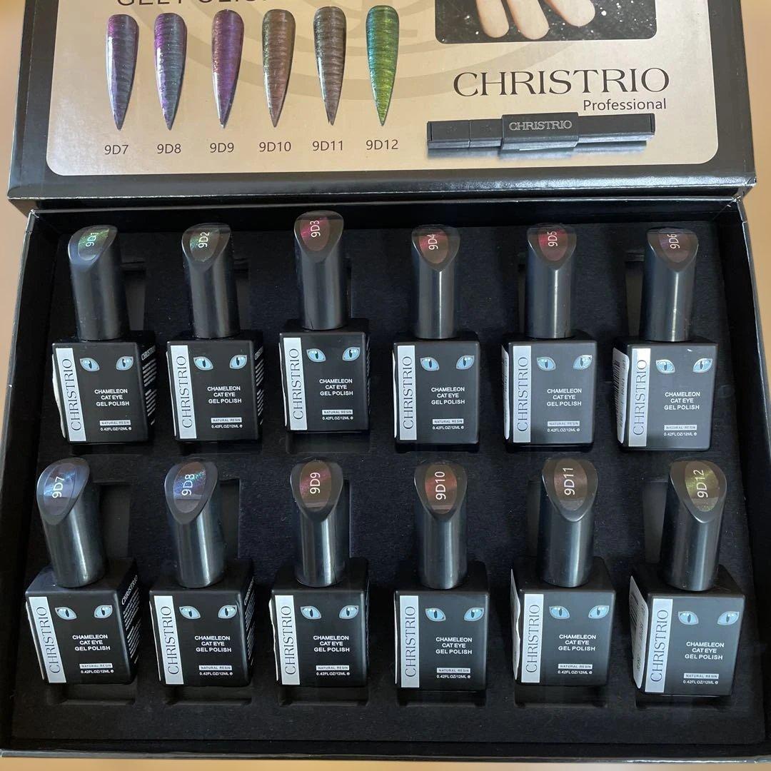 CHRISTRIO キャッツアイジェルポリッシュ 12本セット