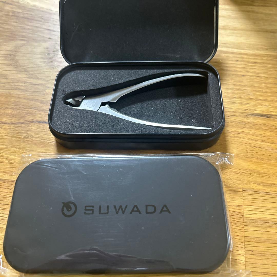 SUWADA スワダ つめ切り 爪切り ネイルニッパー 諏訪田 SUWADA ] つめ切り クラシック L ＆ 革ケース（茶）セット スワダ 爪