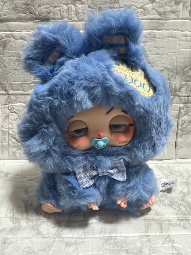 Baby three doudou ねむねむシリーズ 青 ウサギ - メルカリ