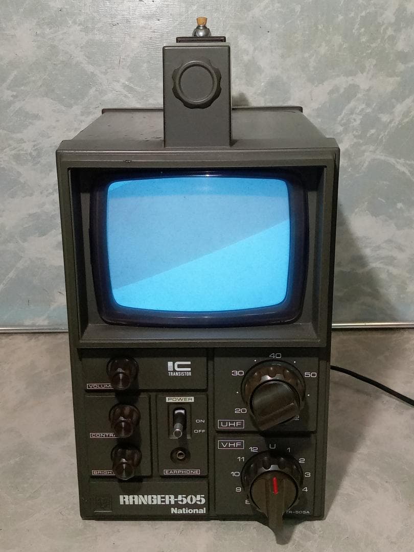 ナショナル RANGER-505 ポータブルテレビ TR-505A 松下電器 - メルカリ
