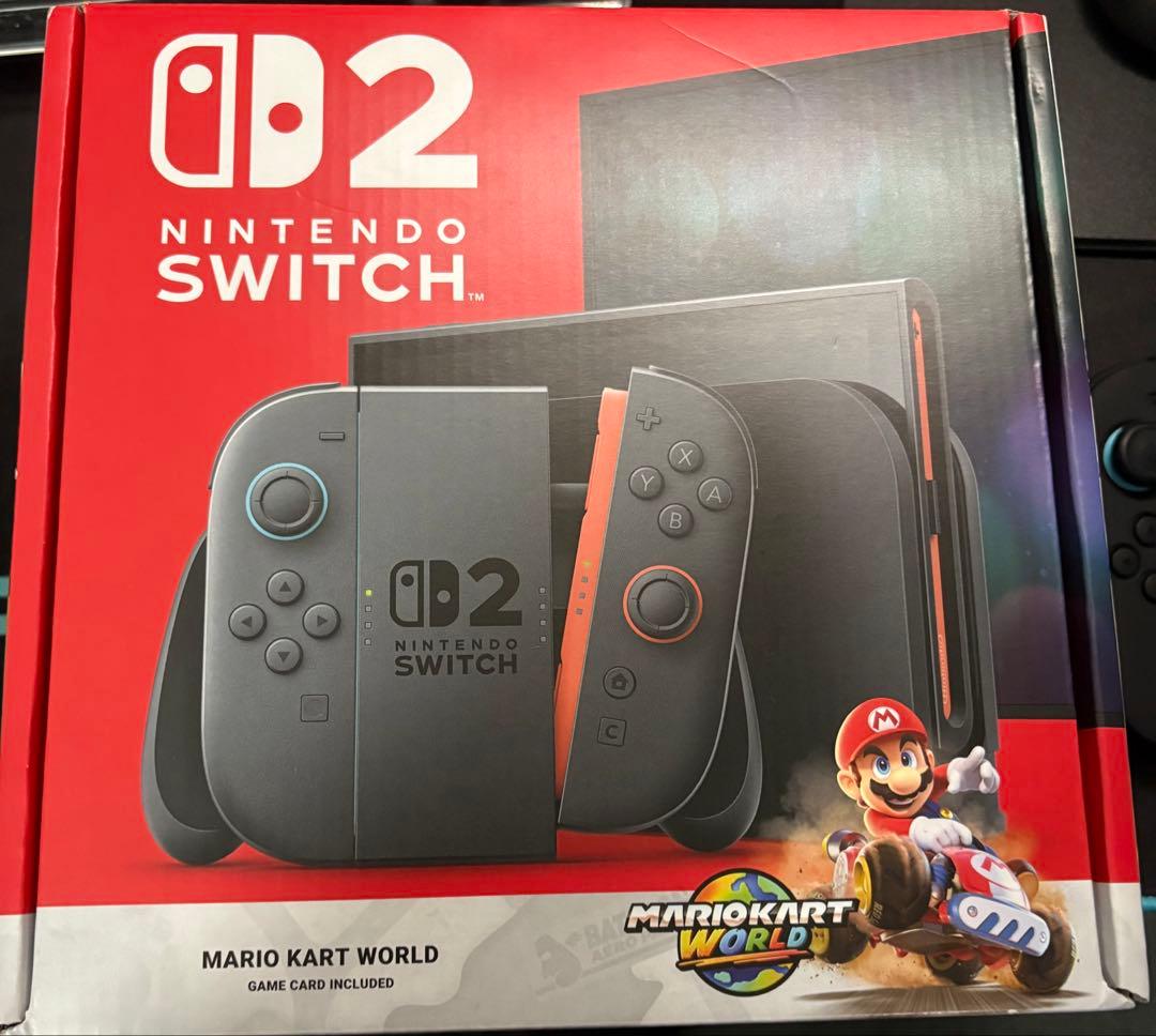 Switch2海外版マリオ同梱版＋付属品セット Nintendo Switch 新品 (Nintendo 2 マリオカート ワールドセット) 日本