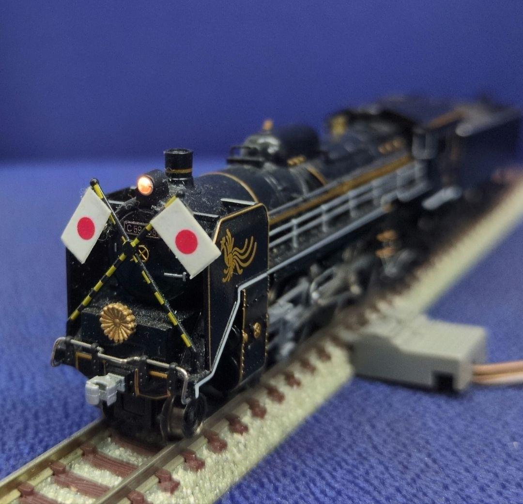 鉄道模型 国鉄 C59 108 お召指定機 改良品 蒸気機関車