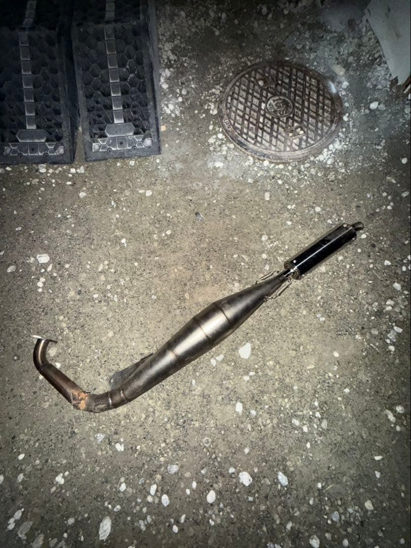 ライブディオステンレスチャンバー ライブディオ DIO ZX SR AF34 AF35 ステンレス チャンバー マフラー