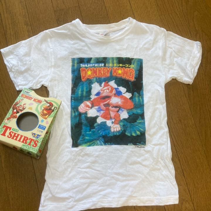 当時物 希少 スーパードンキーコング Tシャツ キッズサイズ 任天堂