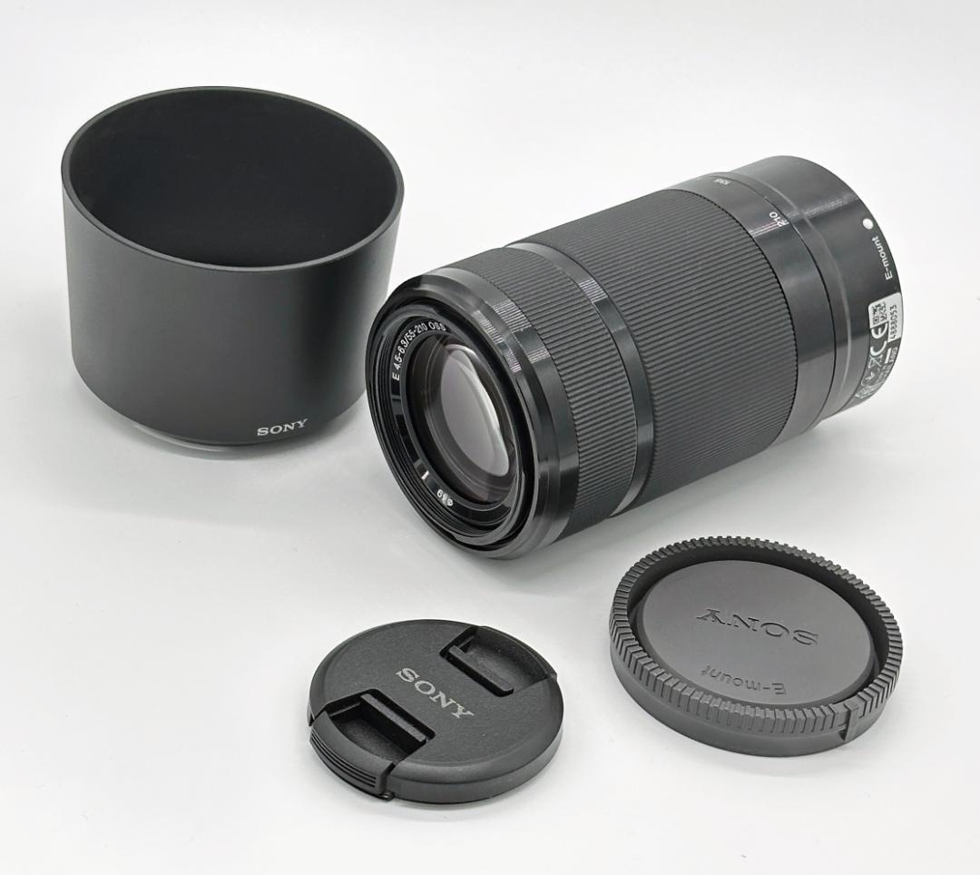 SONY SEL55210 望遠ズームレンズ 4.5-6.3 OSS Eマウント カメラレンズ E 55-210mm F4.5-6.3 OSS APS-C用 シルバー SEL55210