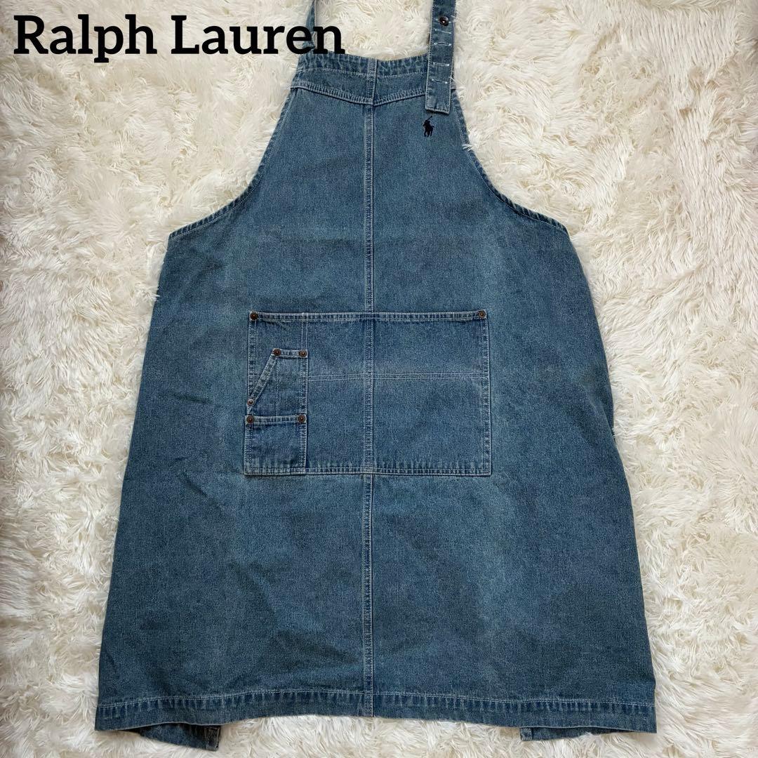 ■美品■ Ralph Lauren ラルフローレン デニム エプロン 楽天市場】RALPH LAUREN ラルフローレン HOME ワンポイント刺繍 デニム