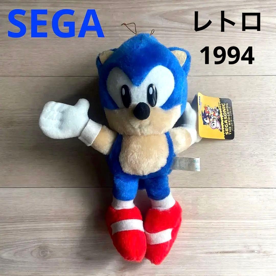 セガハイテクパーク景品 ソニック ぬいぐるみ SEGA 平成レトロ 非売品