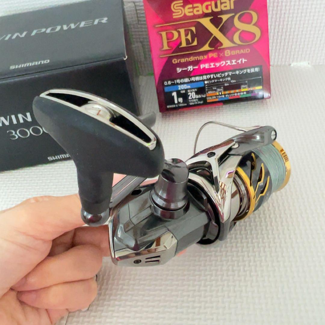 美品SHIMANOスピニング20ツインパワー3000MHGシーガーPEX8 - メルカリ