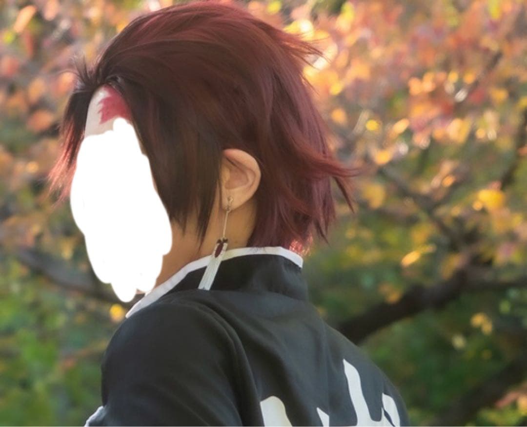 竈門炭治郎フルセット草履付き、女性用M（一部難あり）