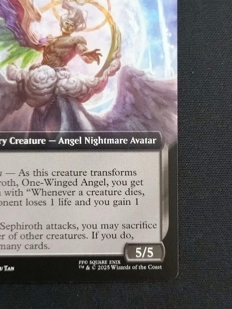 MTG 威名のソルジャー、セフィロス 英語 拡張アート FIN-BF - メルカリ