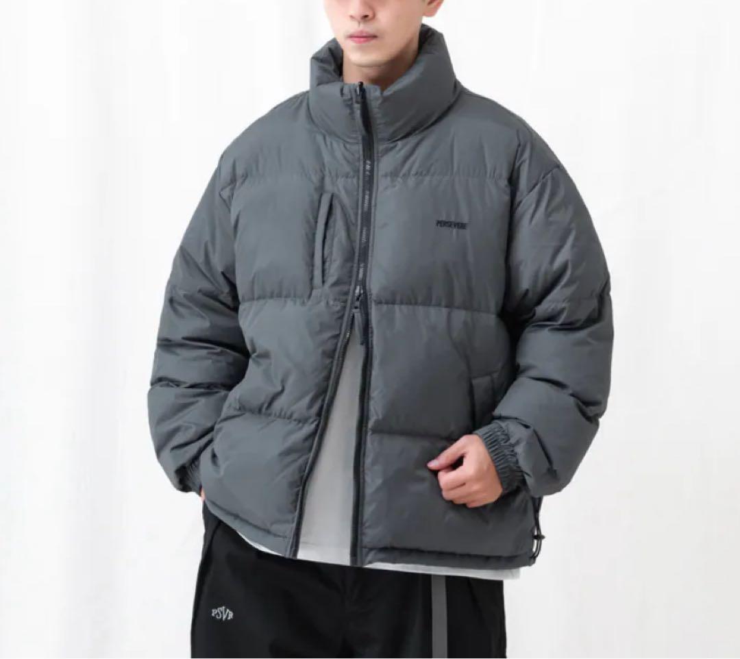 26年新作 PERSEVERE DOWN パーシビア リバーシブル ダウン 灰2 - メルカリ