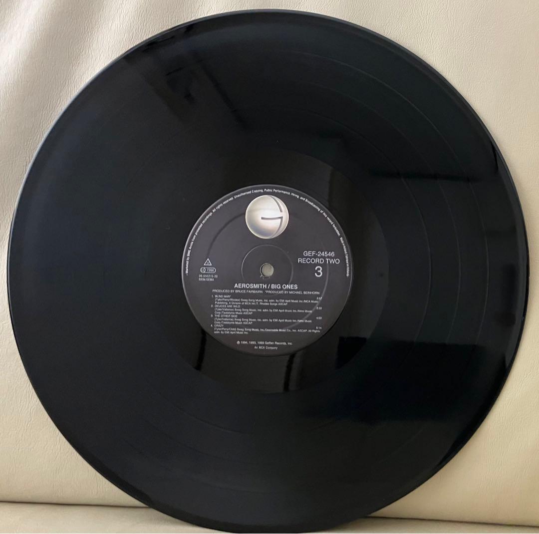 AEROSMITH - BIG ONES アナログ2LPレコードEUオリジナル盤 - メルカリ