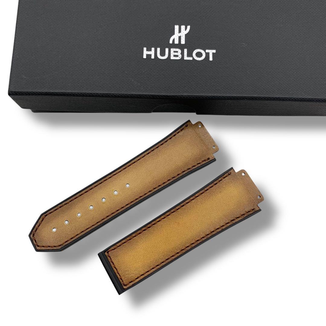 極美品　ウブロ HUBLOT 腕時計パーツ ベルルッティ スクリットレザー 毎回人気のウブロ×ベルルッティ「ビッグ・バン」。最新コラボは漆黒