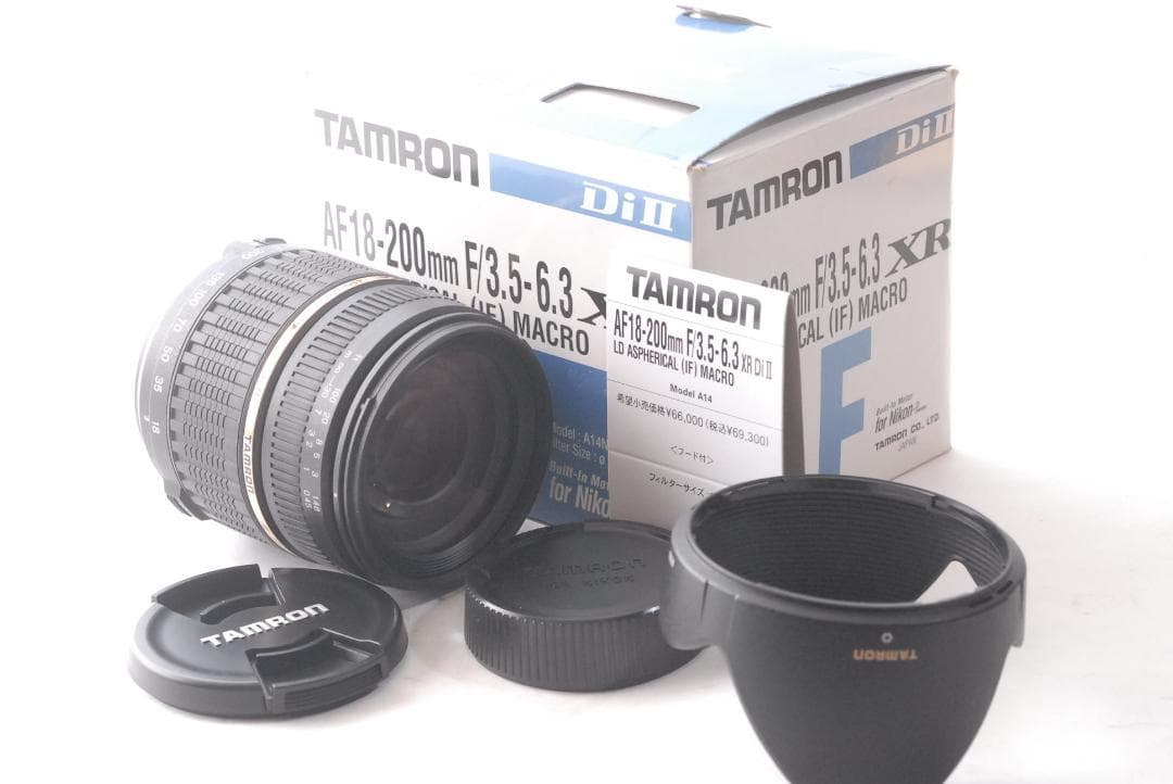 ニコン用タムロン AF18-200mm Di II MAC 未使用新品 タムロン 18-200mm XR Di II LD ニコン用 | 交換レンズ