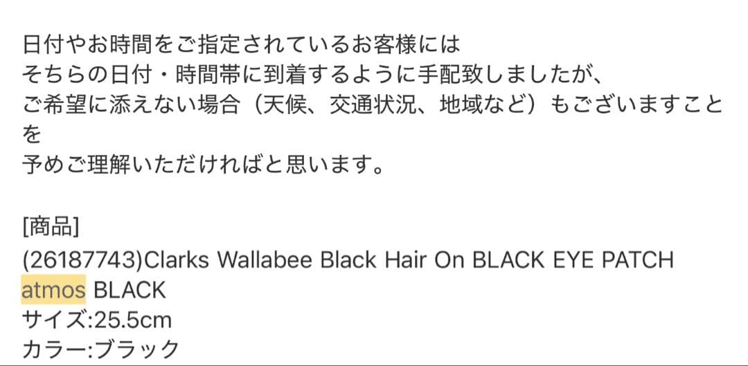 【25.5cm】Clarks × BlackEyePatch × atmos