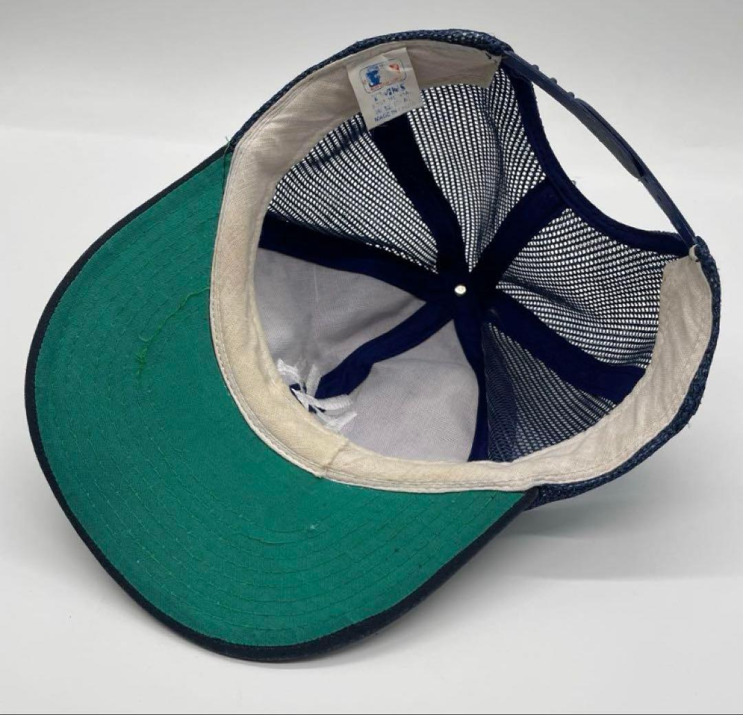 超希少】 90s TWINS ヤンキース メッシュキャップ つば裏緑 - メルカリ