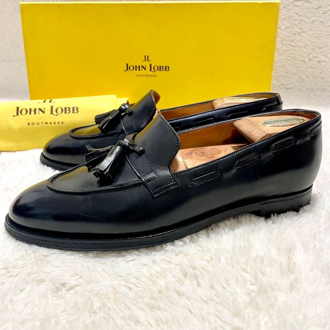 箱付き JOHN LOBB ジョンロブ タッセルローファー JIHEL ブラック