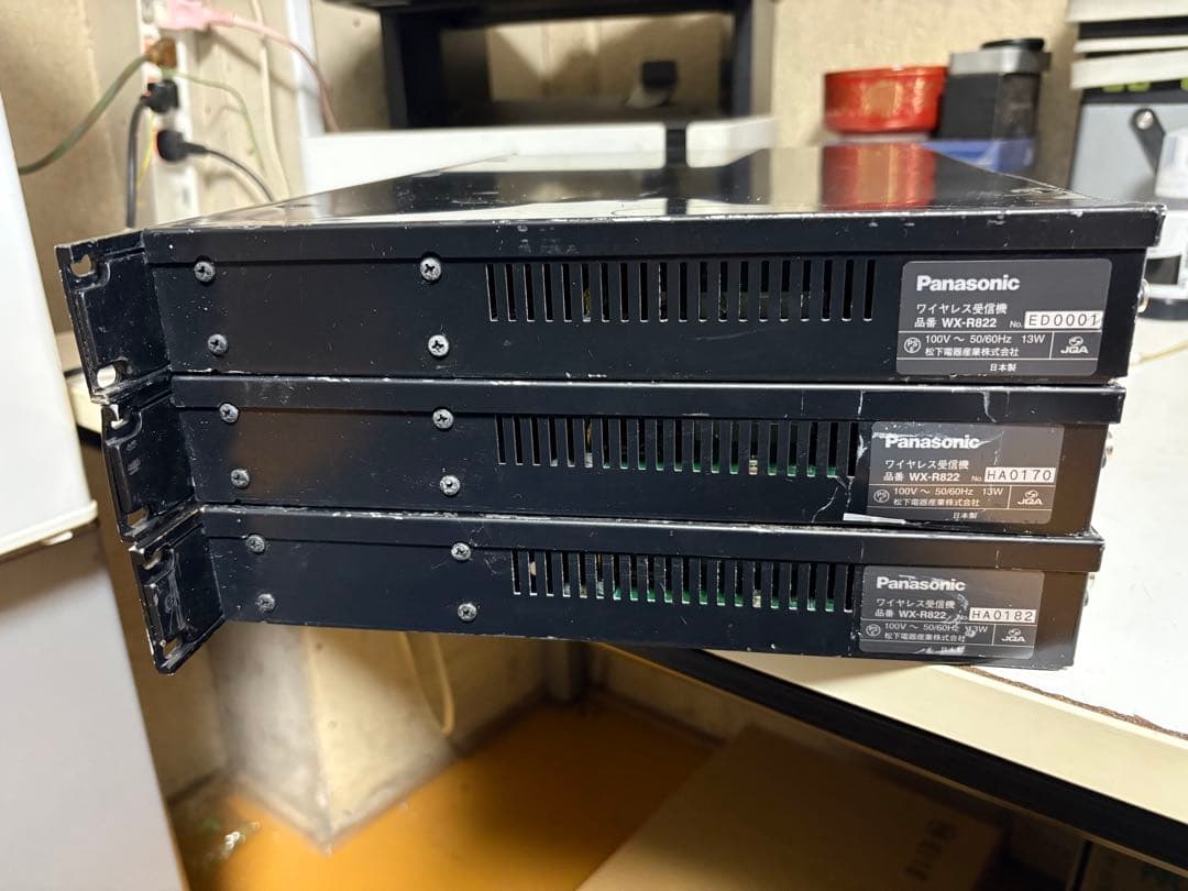 Panasonic RAMSA WX-R822 通電確認済 ジャンク 3点セット