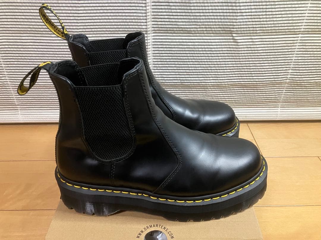 ドクターマーチン 2976QUAD UK10 28.5cm 厚底　美品