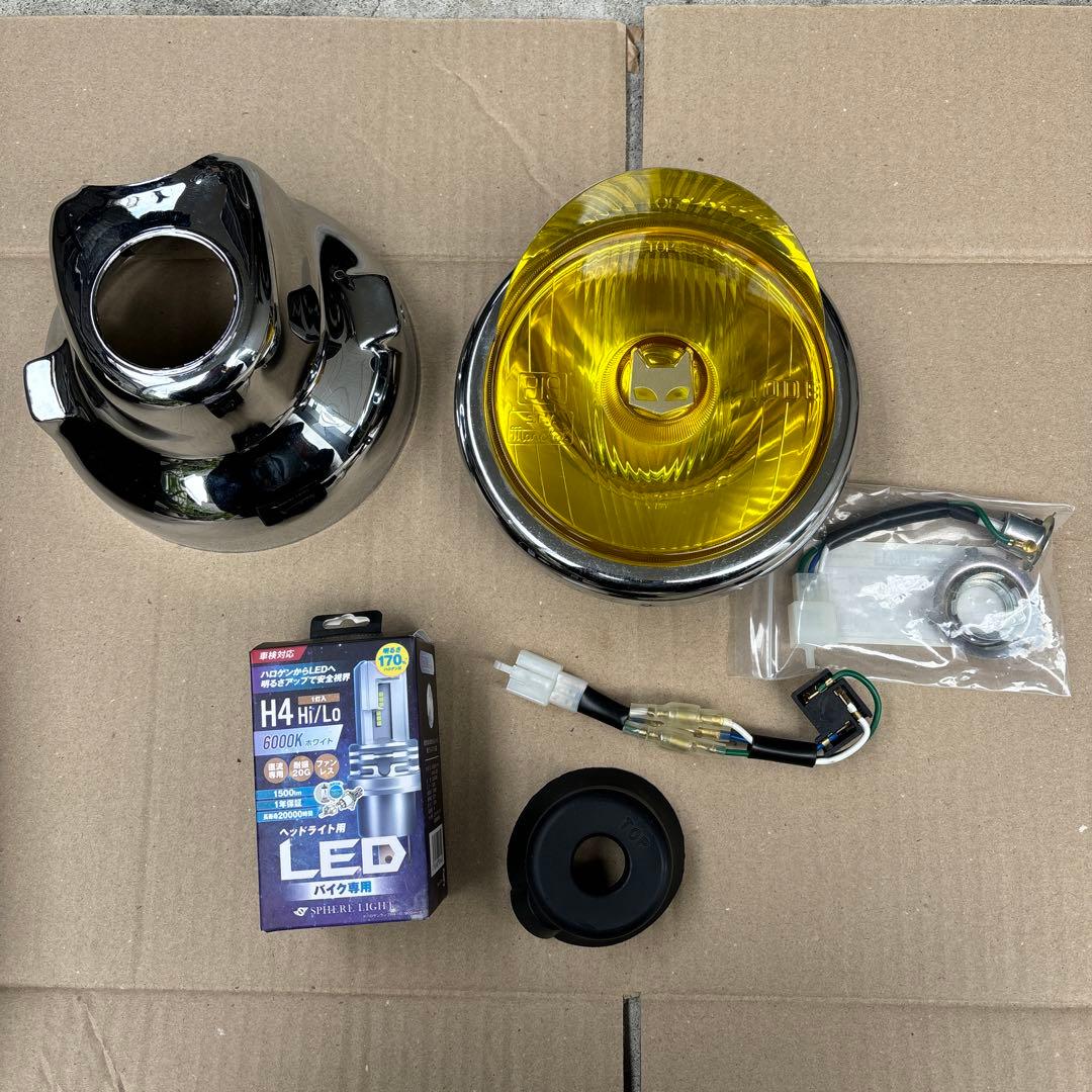 マーシャル ヘッドライト 819 130φ ピヨピヨ モンキーゴリラエイプ