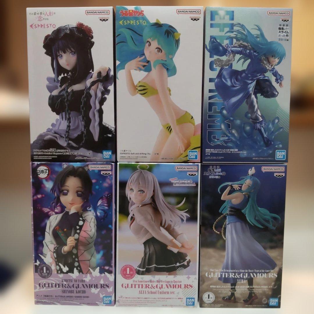 最新プライズフィギュアまとめ売り6体セット - メルカリ