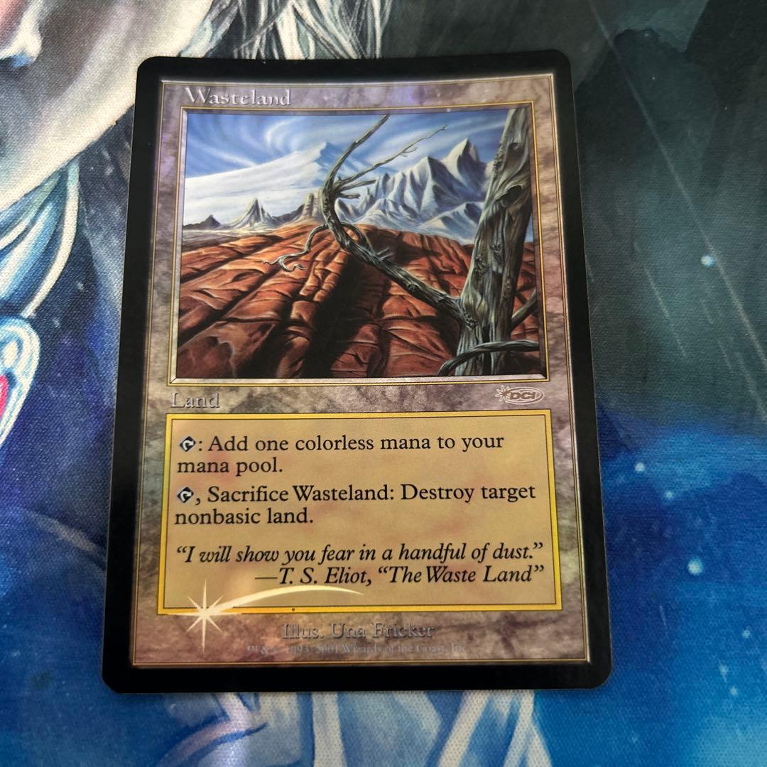 mtg 旧枠 初版foil 不毛の大地/Wasteland 英語 en その3 mtg 旧枠 初版foil 不毛の大地/Wasteland 英語 en その3 Foil】《不毛