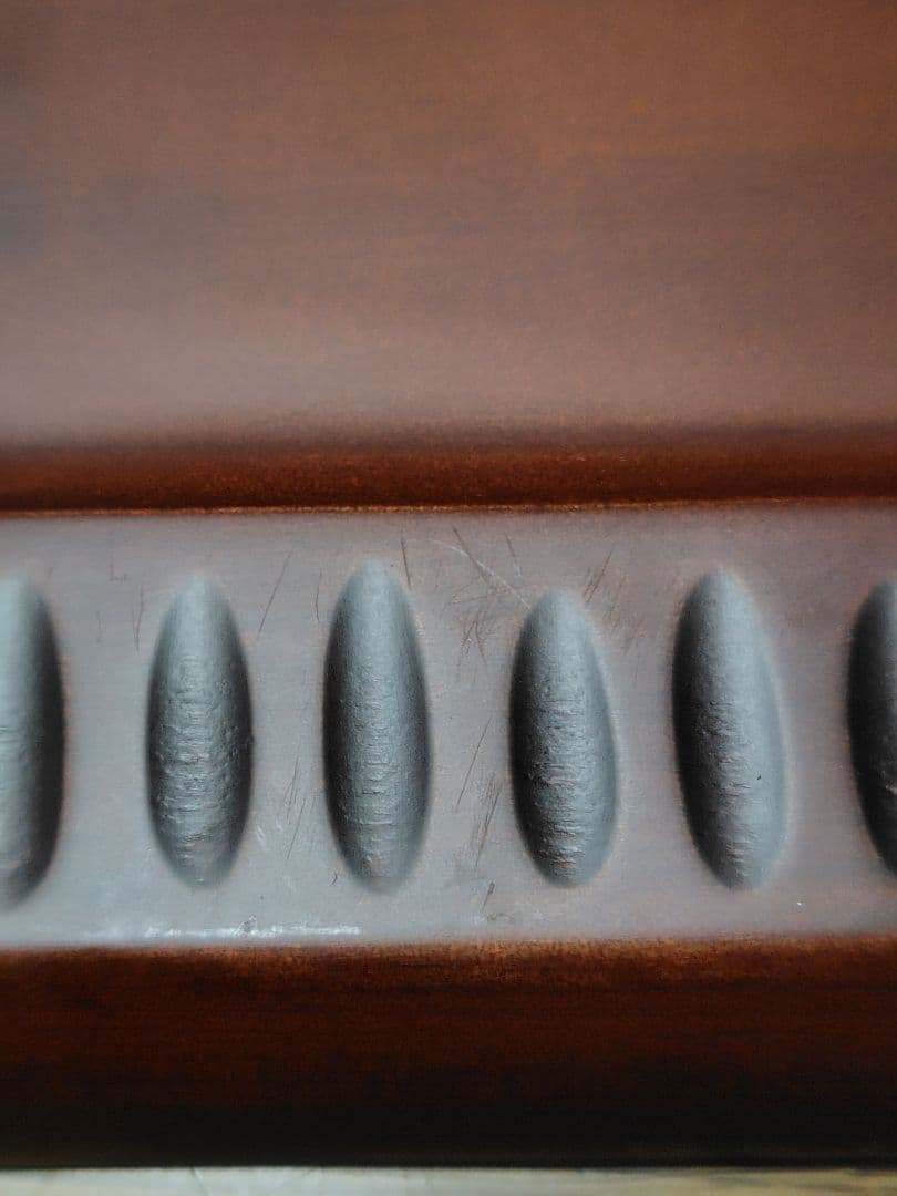 軽井沢彫 木製桜彫刻トレイ 縁彫