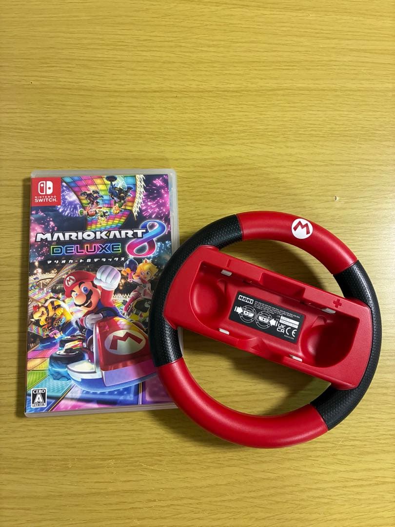 マリオカート8 デラックス + ハンドル - メルカリ
