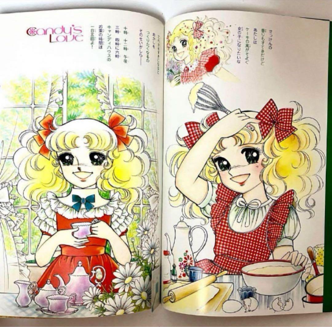 初版】【絶版】キャンディキャンディ イラスト集 Part2 いがらしゆみこ