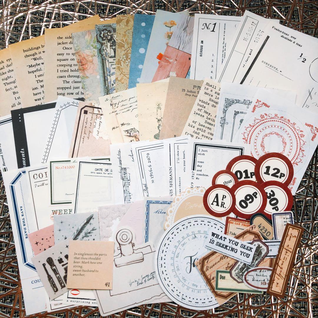 ✨断捨離SALE✨ コラージュ素材 紙モノ おすそ分け 61 - メルカリ