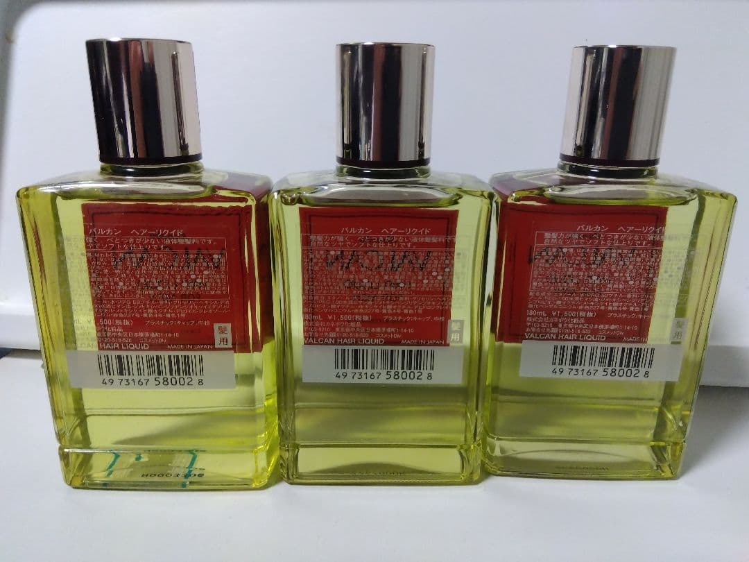 カネボウ kanebo バルカンVALCAN ヘアーリクイド 180ml 3本 - メルカリ