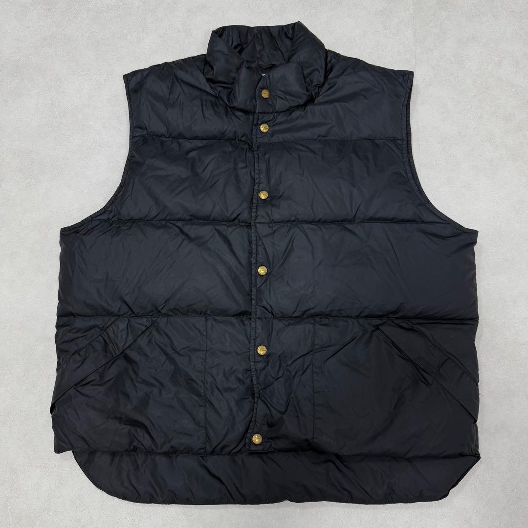 古着 80s エルエルビーン ダウンベスト ジャケット ブラック 黒 ② 中古・古着通販】L.L.Bean (エルエルビーン) ダウンベスト ブラック
