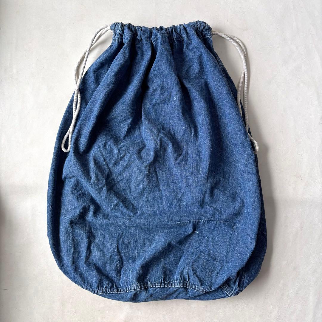 50s〜 US.NAVY デニム ランドリー バッグ ビンテージ ミリタリー 50s〜 US.NAVY デニム ランドリー バッグ ビンテージ ミリタリー