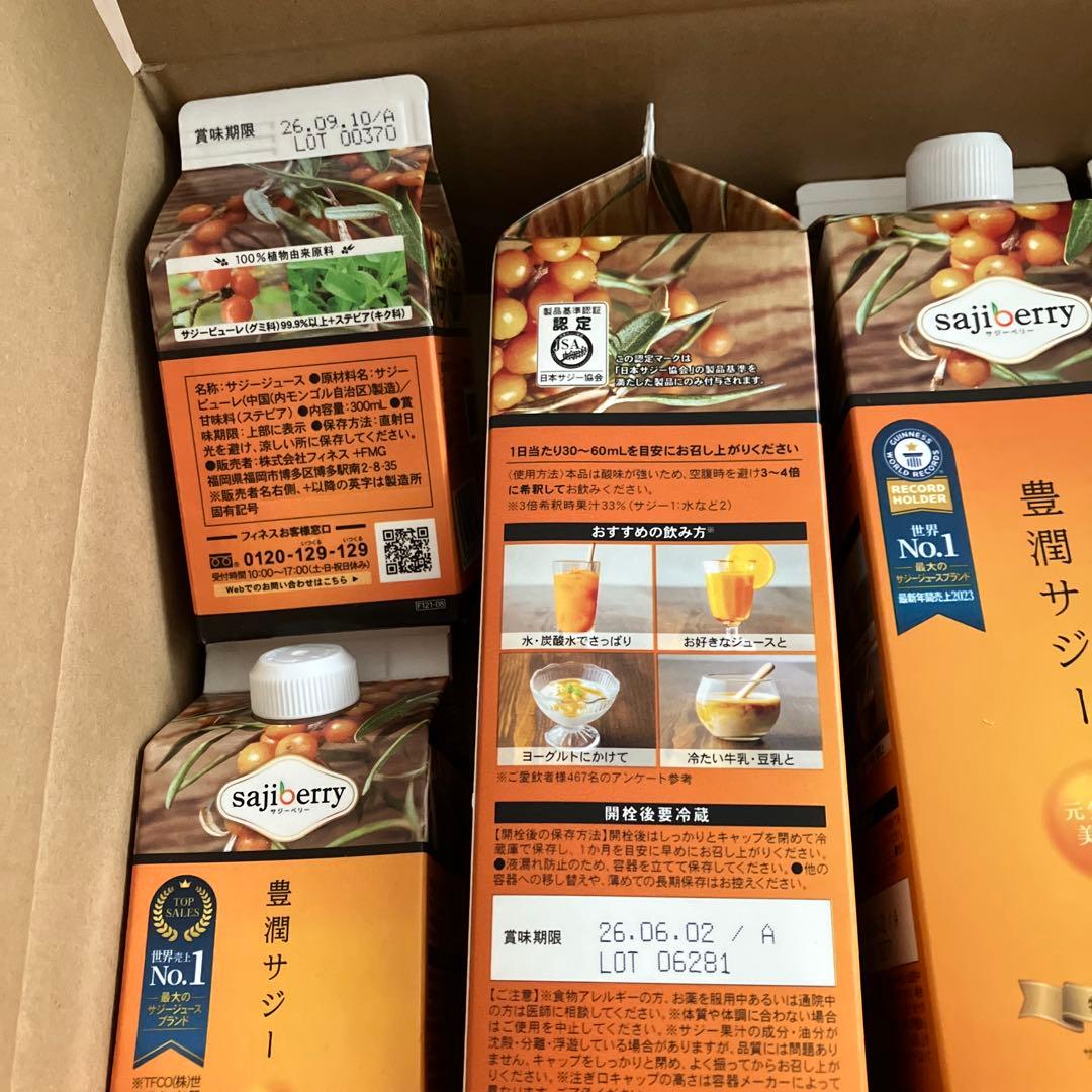 豊潤 サジー 1000ml 3本 300ml 2本 - メルカリ