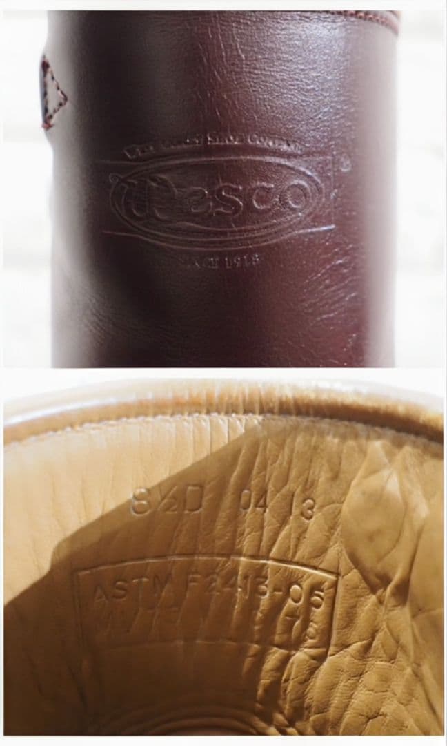WESCO ウエスコ BOSS スチールトゥ エンジニアブーツ 81/2D 茶 - メルカリ