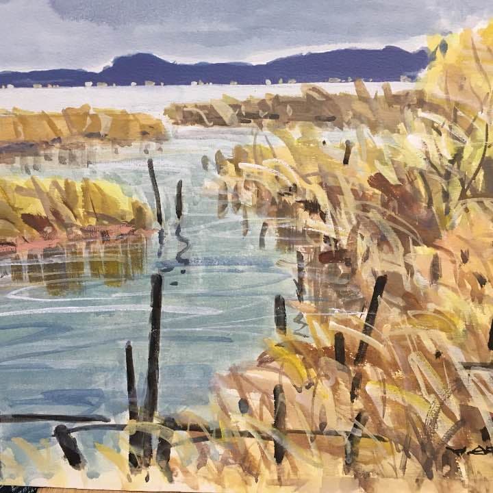 chrome hearts mattyboy PPO Brain秋色 水彩画 荒木久夫