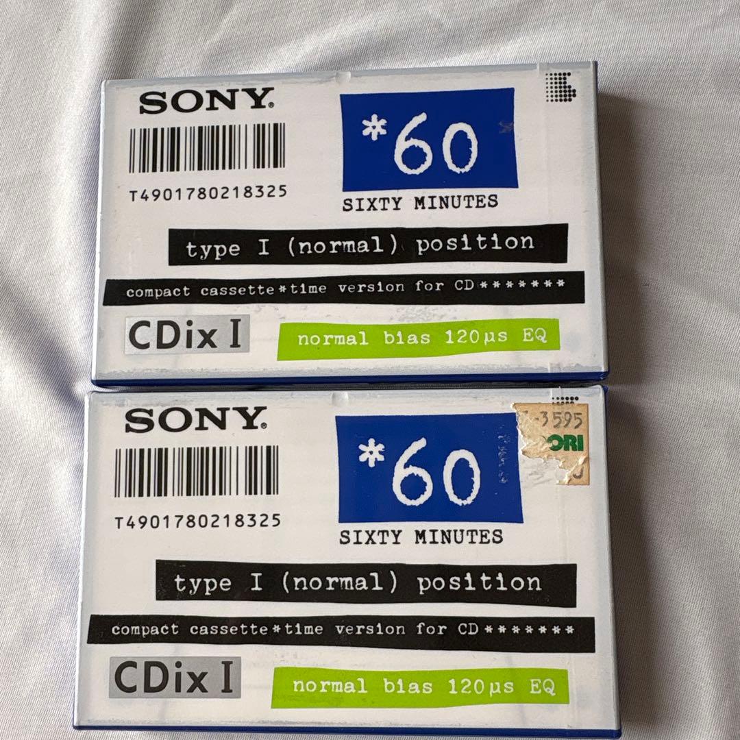SONY CDix I 60分 カセットテープ 未開封2本セット - メルカリ
