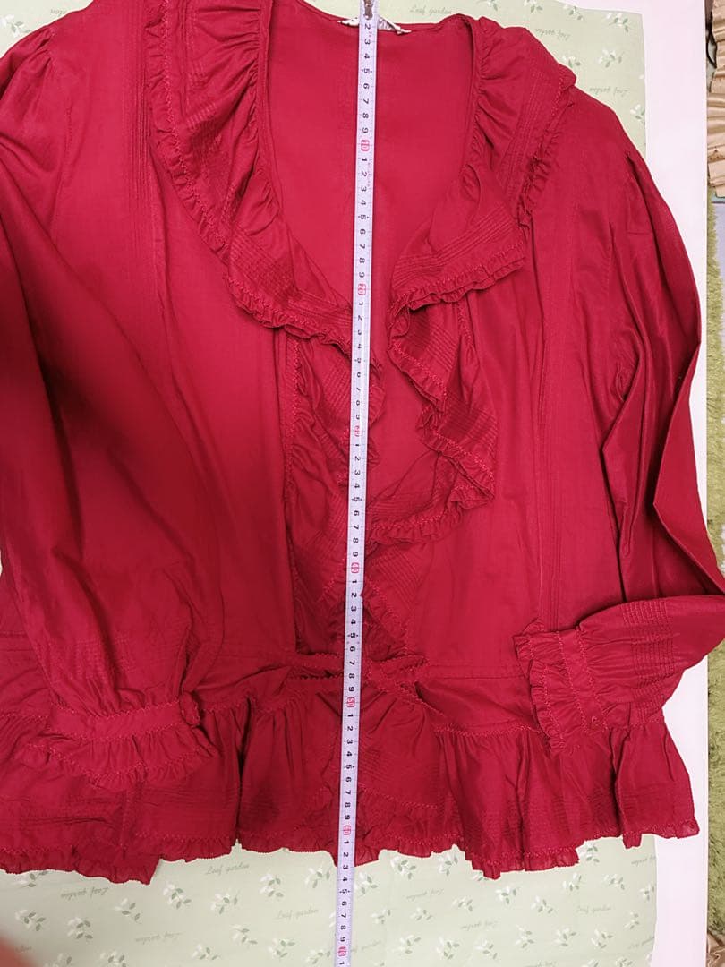 カネコイサオ オーバーブラウス レッド - メルカリ