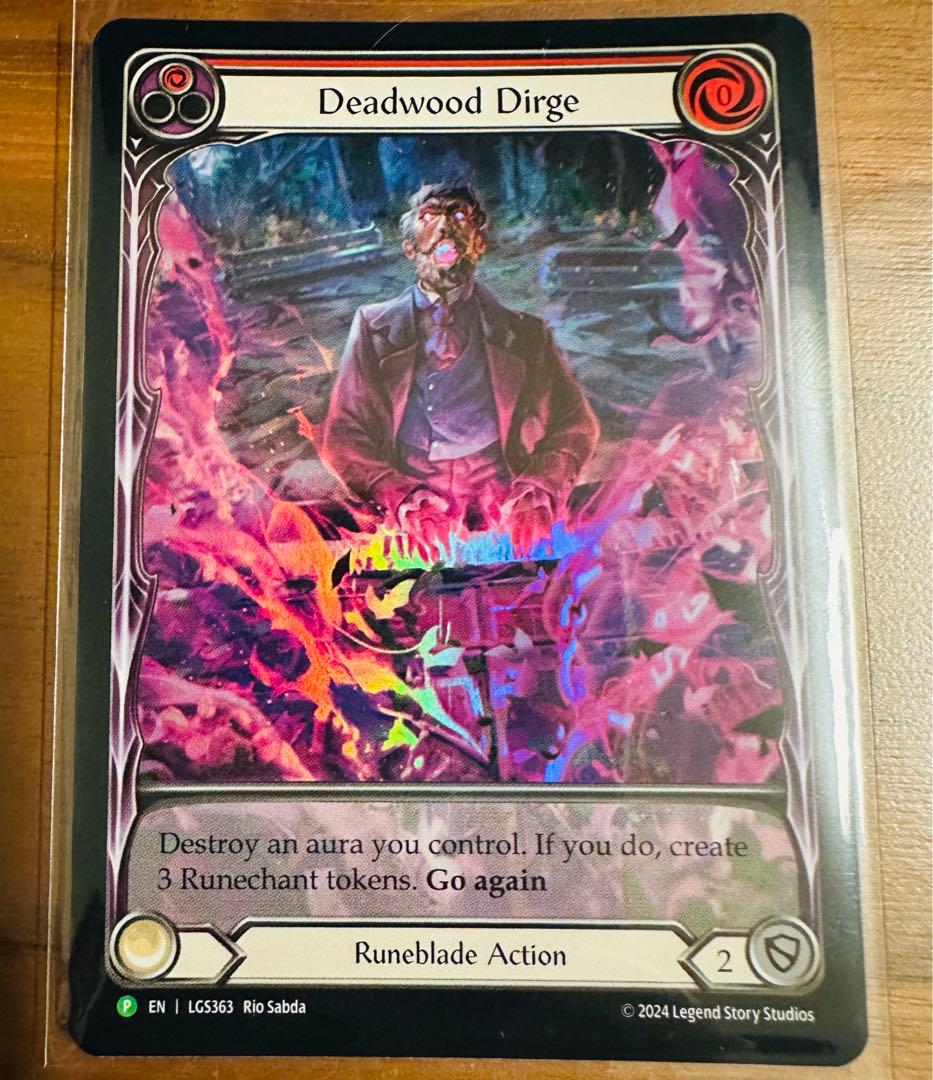 Deadwood Dirge 1枚 プロモ RF FLESH AND BLOOD - メルカリ