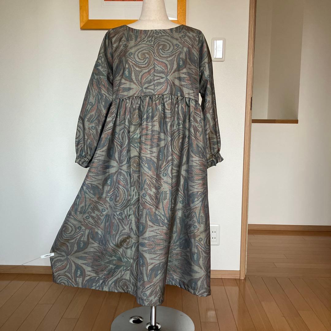 着物リメイク チュニック・ワンピース-jn - メルカリ