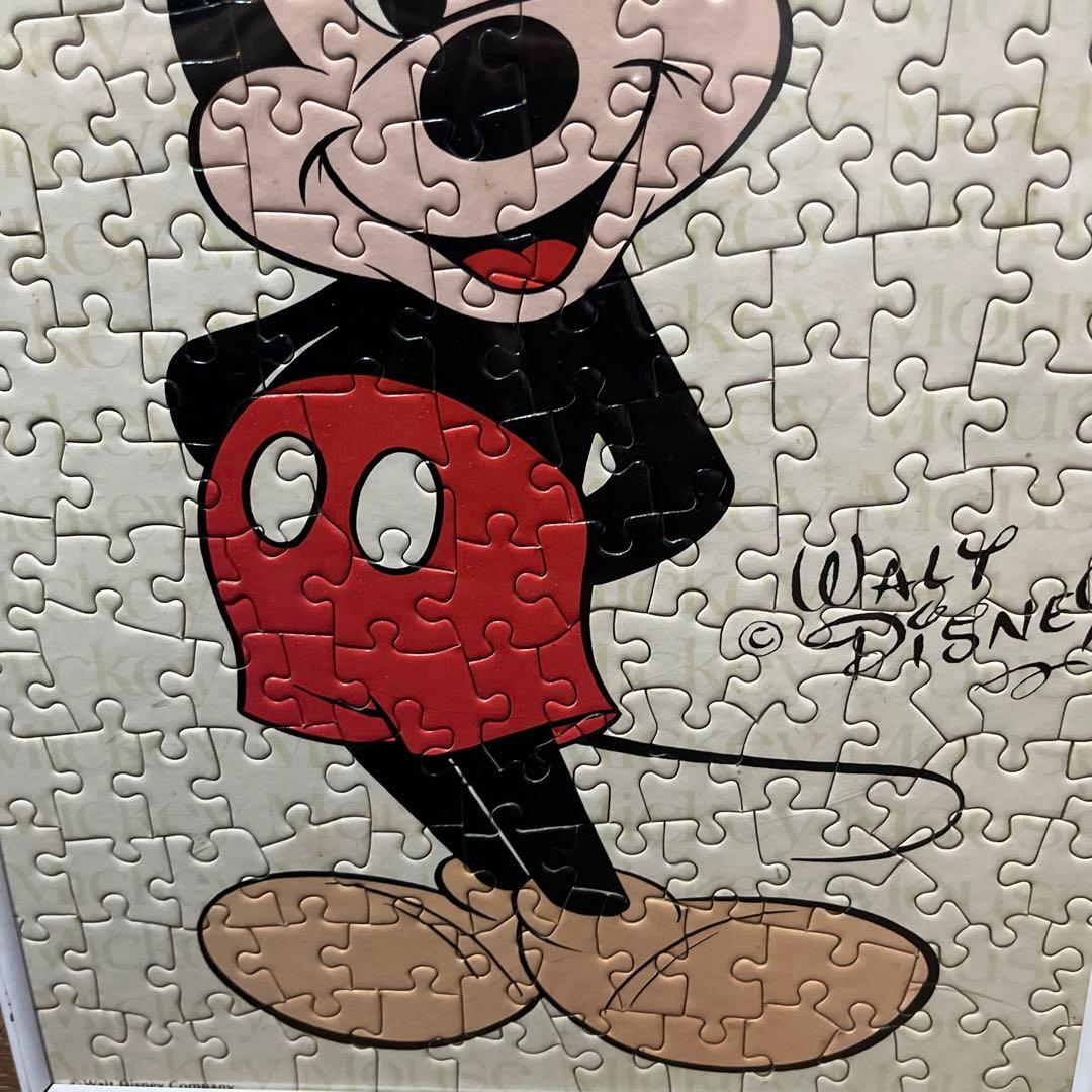 Disney ディズニー ミッキー パズル レトロ 昭和 完成品 - メルカリ