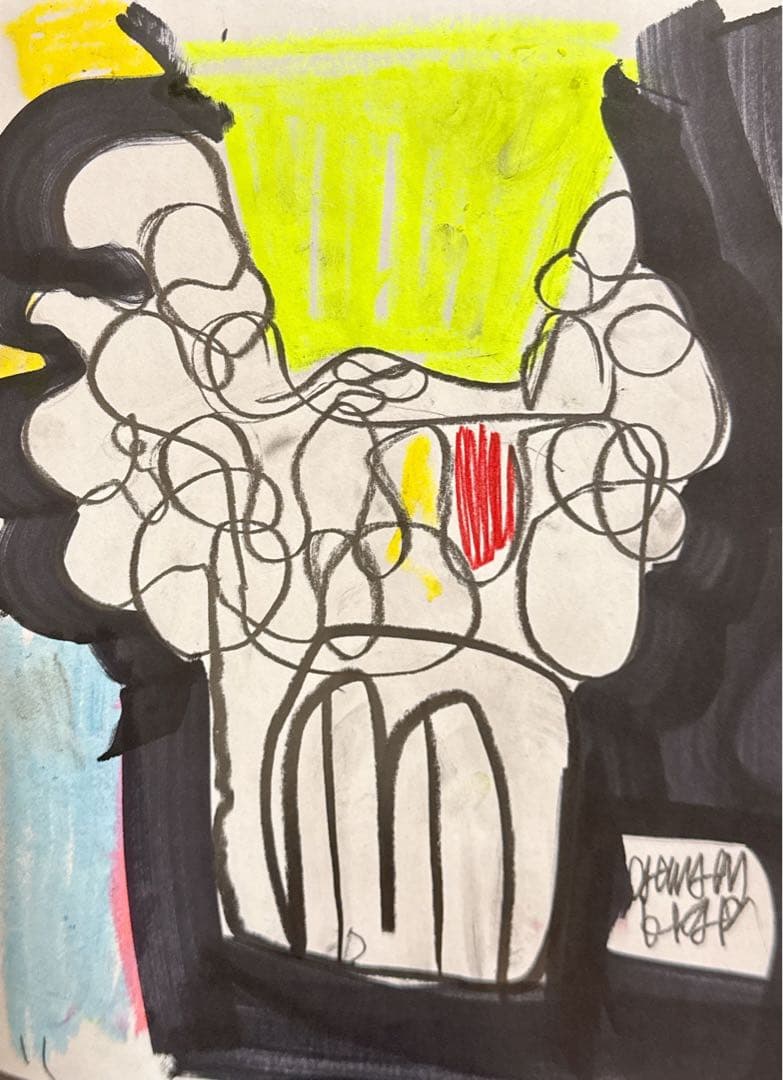 木原千春5分間ドローイング/縄文土器エスキース11 - メルカリ