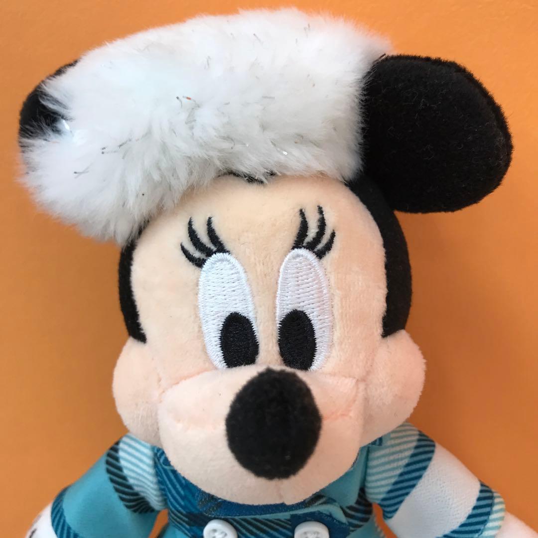 ディズニーリゾート ミニーのスタイルスタジオ 冬服 ぬいぐるみバッジ