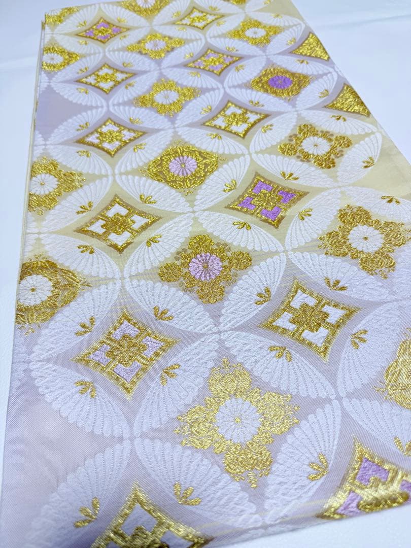 高級 袋帯 正絹 六通柄 橋本清織物 美しいキモノ掲載品 総唐織 訪問着